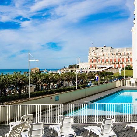 Superbe Studio Face A La Mer Acces Direct Plage Biarritz Zewnętrze zdjęcie
