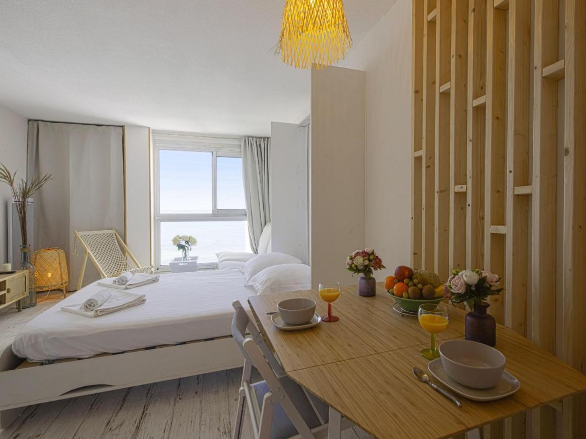 Superbe Studio Face A La Mer Acces Direct Plage Biarritz Zewnętrze zdjęcie